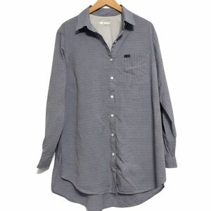Columbia PFG Tamiami Omni-Wick Striped Fishing Shirt UPF 50 Size Large